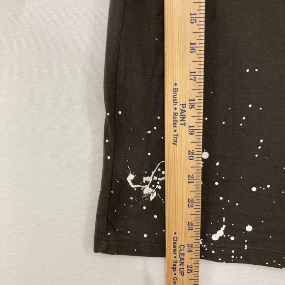 Chasor Anthropologie Small New York Graphic Brown Stretch Short Sleeve Tee - Picture 3 of 8